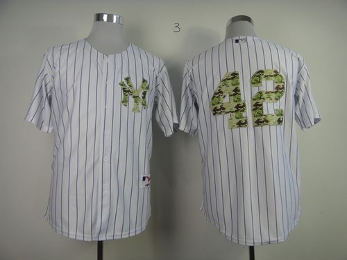 Yankees #42 Mariano Rivera White USMC Cool Base Stitched MLB Jersey - Click Image to Close